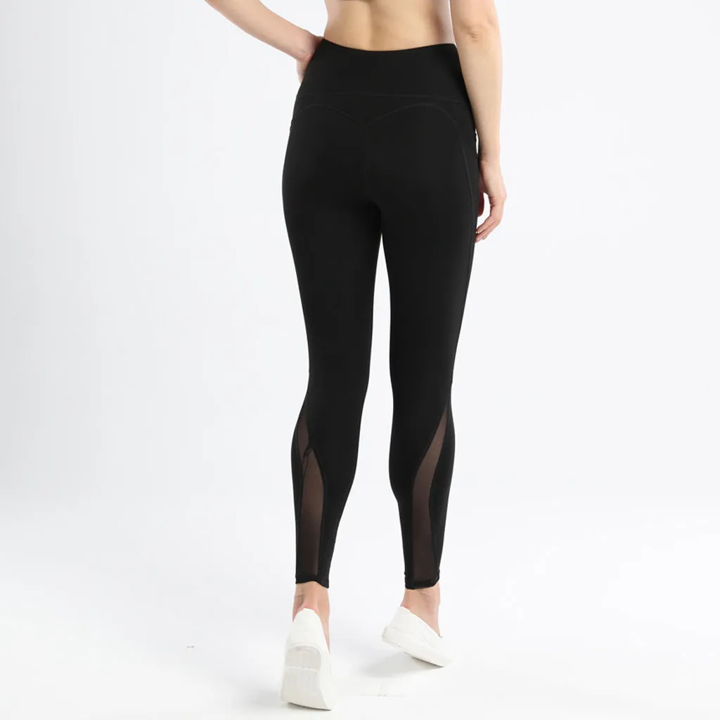 High Waist Leggings for Women Yoga  Athletic Pants  Tummy Control    with Side Pockets Workout Running Pants