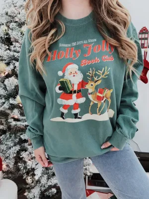 Holy Jolly Book Club Garment Dyed Sweatshirt