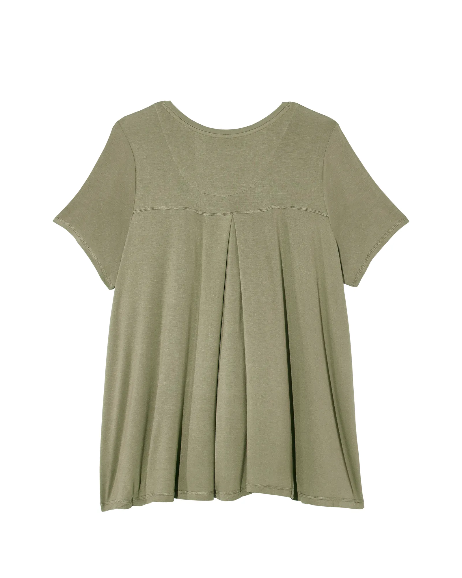 Hydrangea Casual Tee | Olive Green