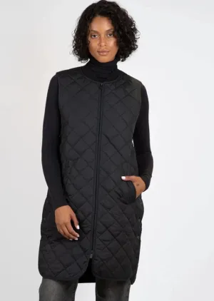 Ilse Jacobsen Quilted Vest - Black