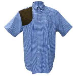 Kevin's Performance Blue/Aqua Gingham Short Sleeve Right Hand Shooting Shirt