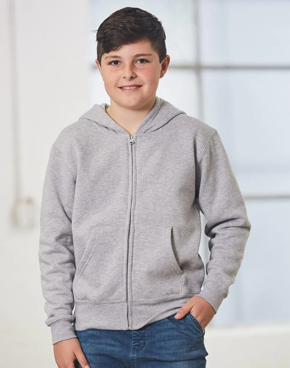 Kids Full Zip Fleecy Hoodie - FL03K