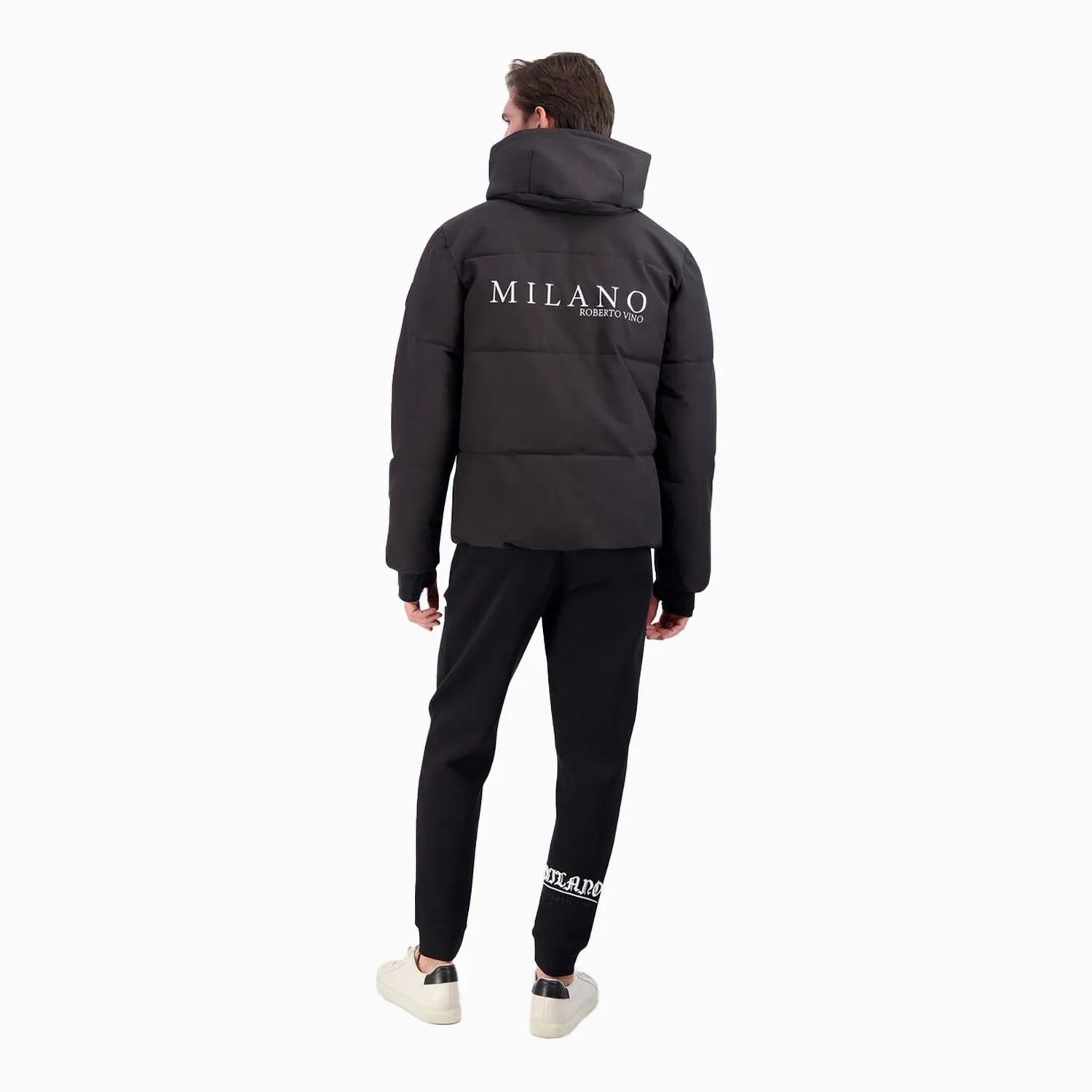 Men's Milano Windbreaker Zip Up Hoodie