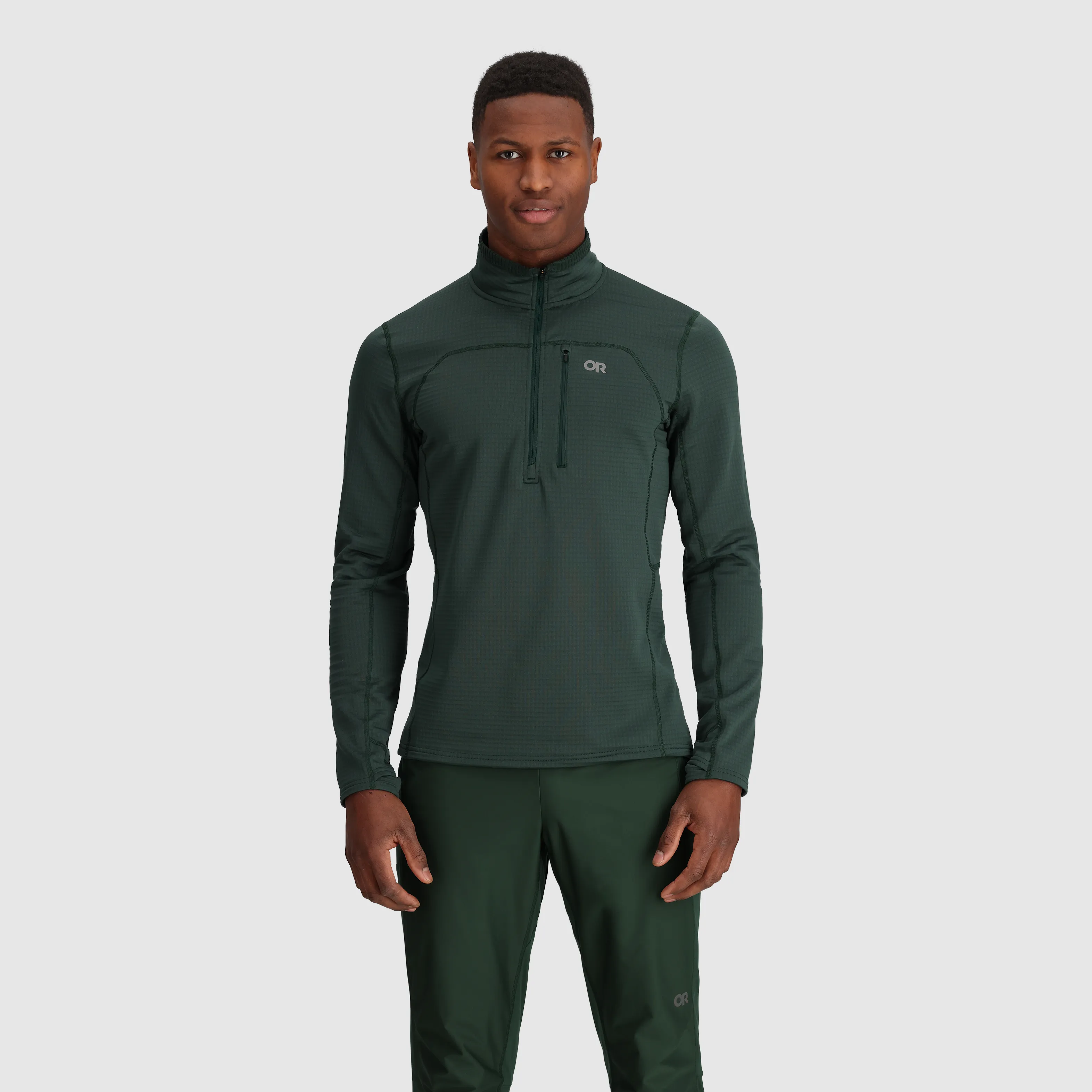 Men's Vigor Grid Fleece Half Zip