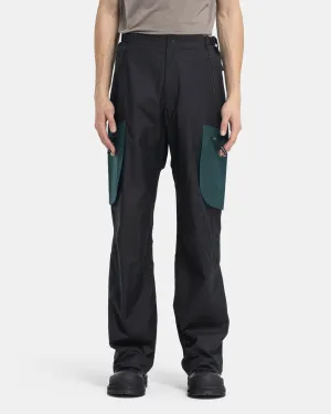 Organic Cotton Cargo Pants in Black