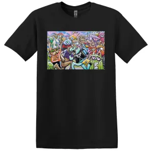 Pearl Jam Mural #1 | Unisex T-Shirt | Wearable Art by "Henry"