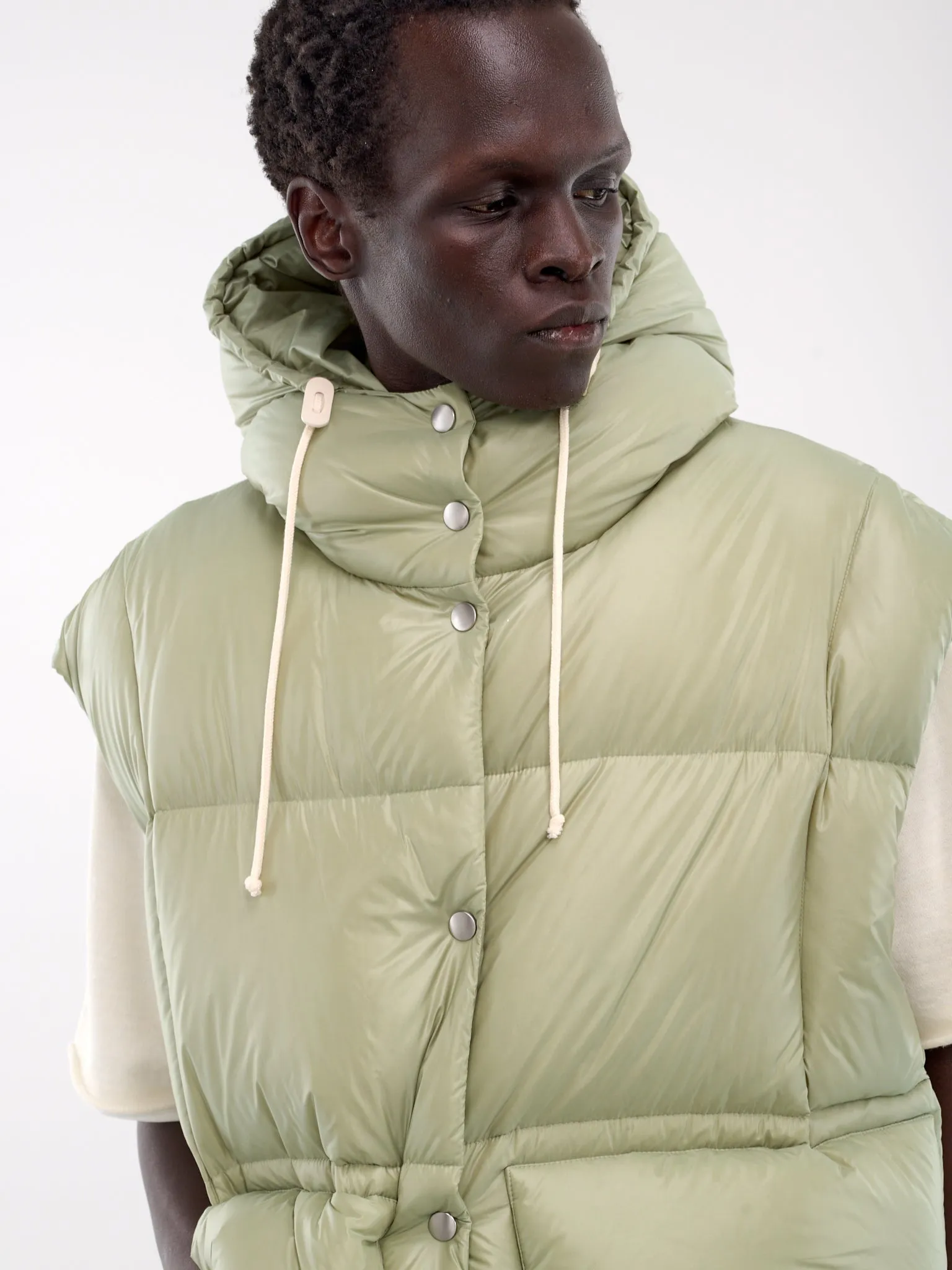 Puffer Vest (J40AF0157-J70007-PASTEL-GREEN)