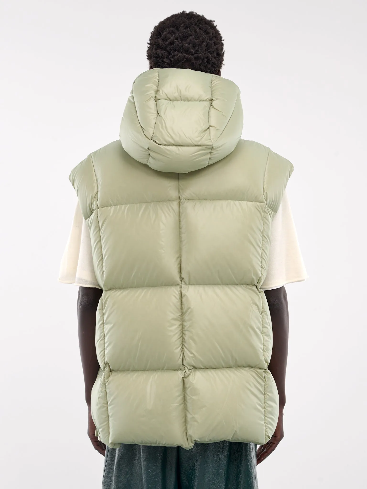 Puffer Vest (J40AF0157-J70007-PASTEL-GREEN)