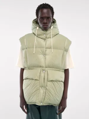 Puffer Vest (J40AF0157-J70007-PASTEL-GREEN)