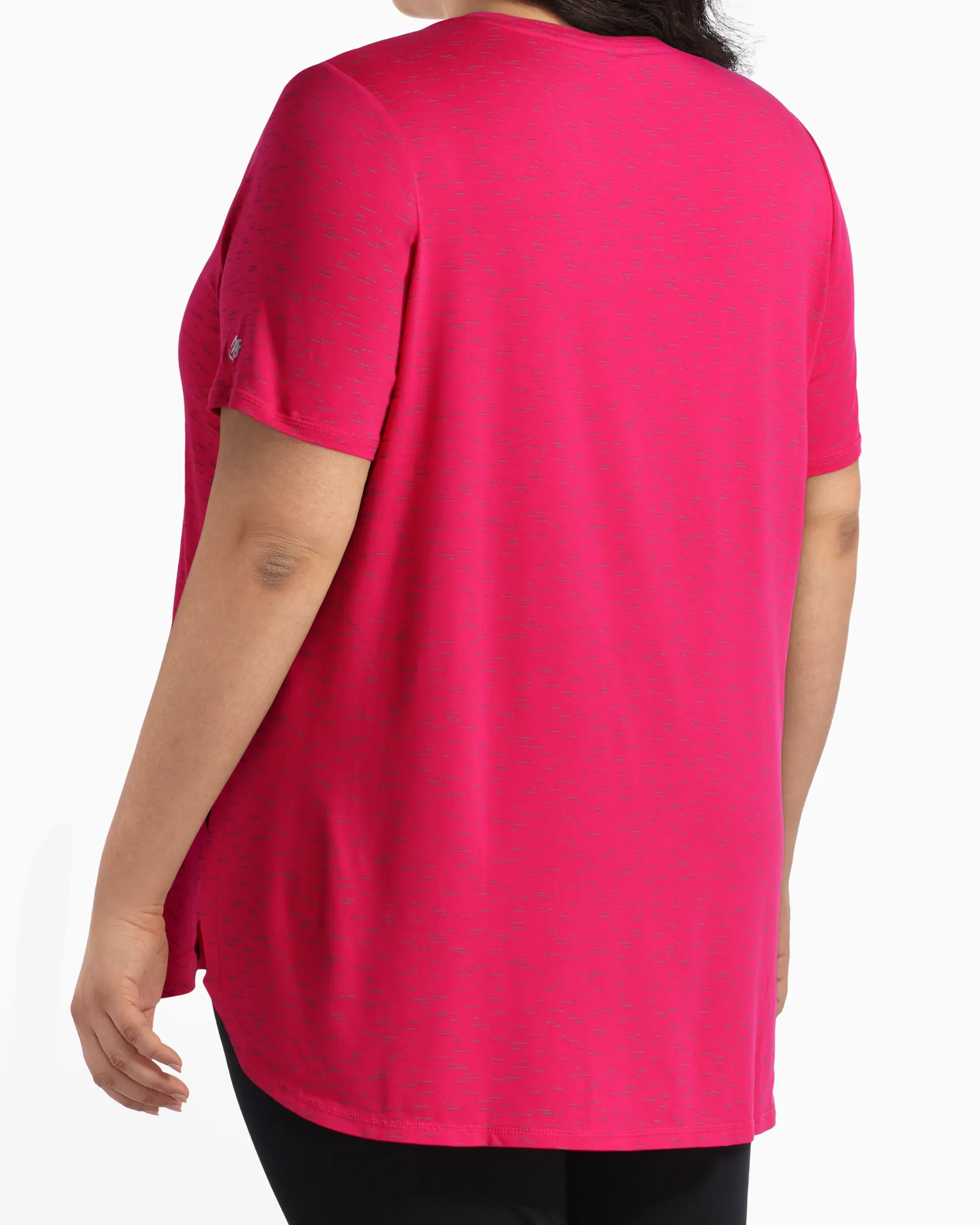 Rosebud Casual High-Low Tee | Pink