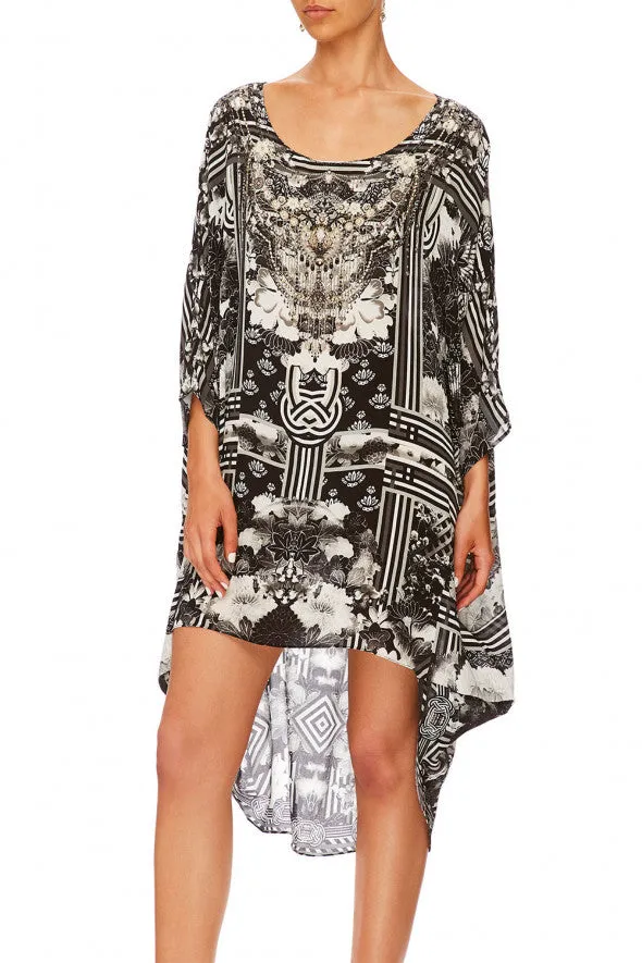 Scoop Back Hem Dress- Wild Moonchild