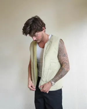 Site Shearling Vest, Chartreuse