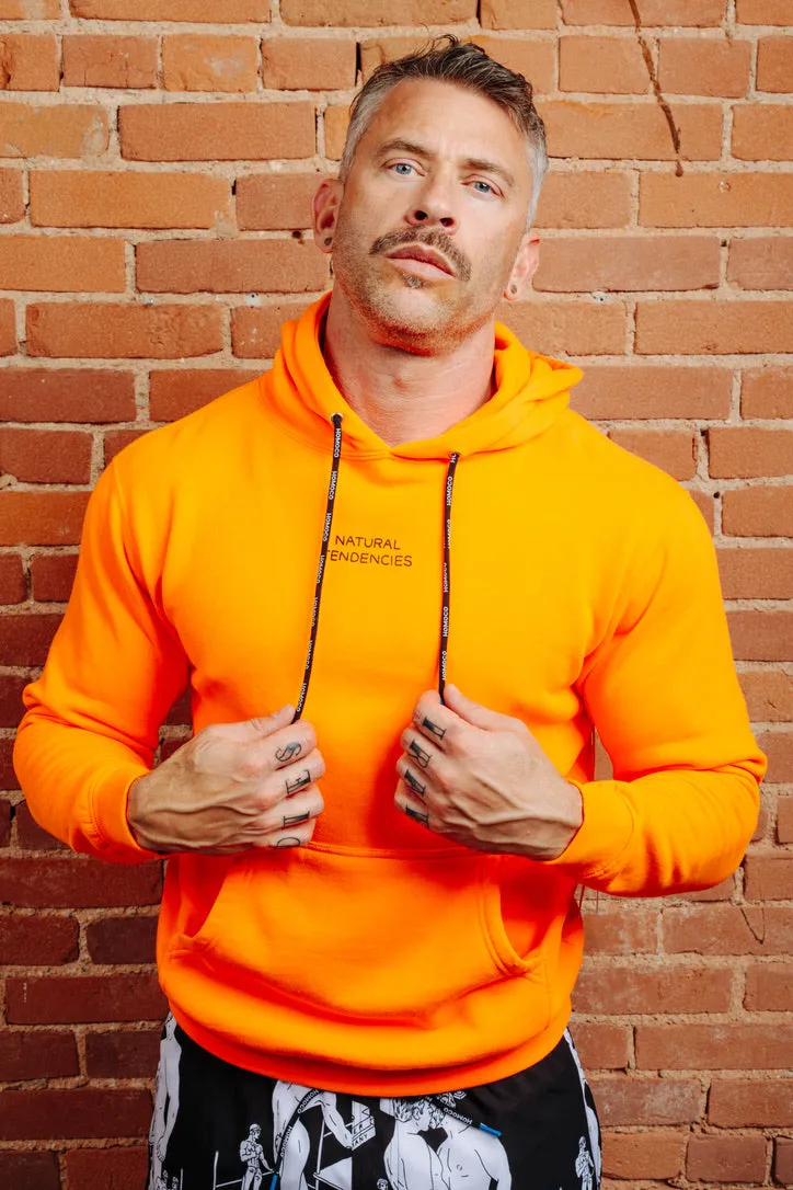 Tom of Finland Safety Orange Lover of Many Hoodie By HOMOCO