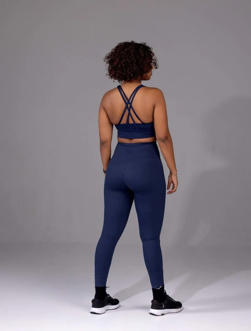 Toorak Navy Leggings