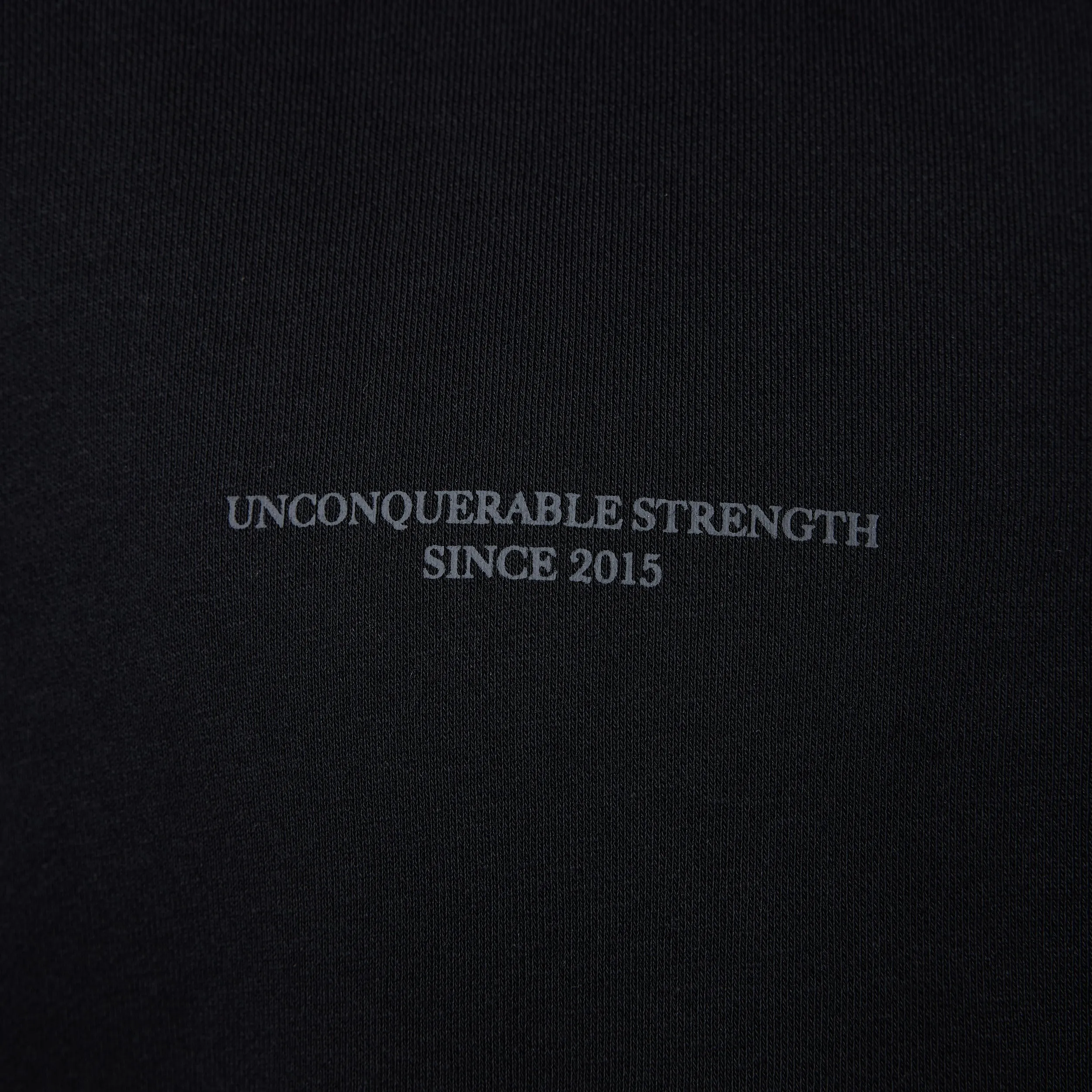 Vanquish Black Unconquerable Strength Quarter Zip Sweater