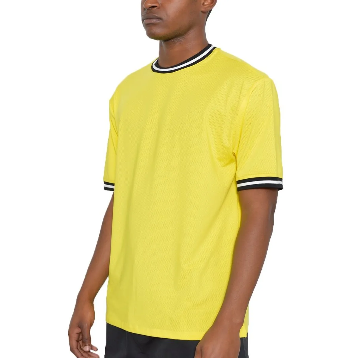 Yellow Micromesh Tee